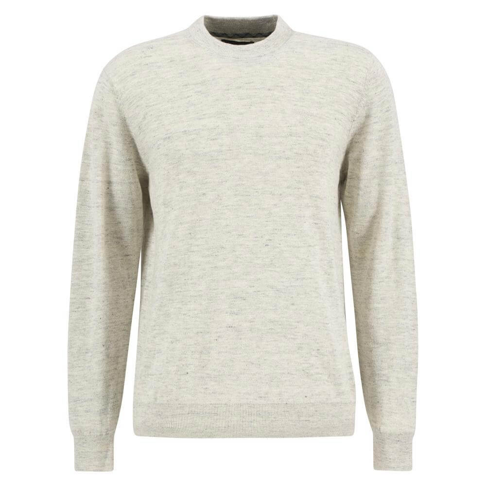 Barbour Flaxby Linen Blend Crew Neck